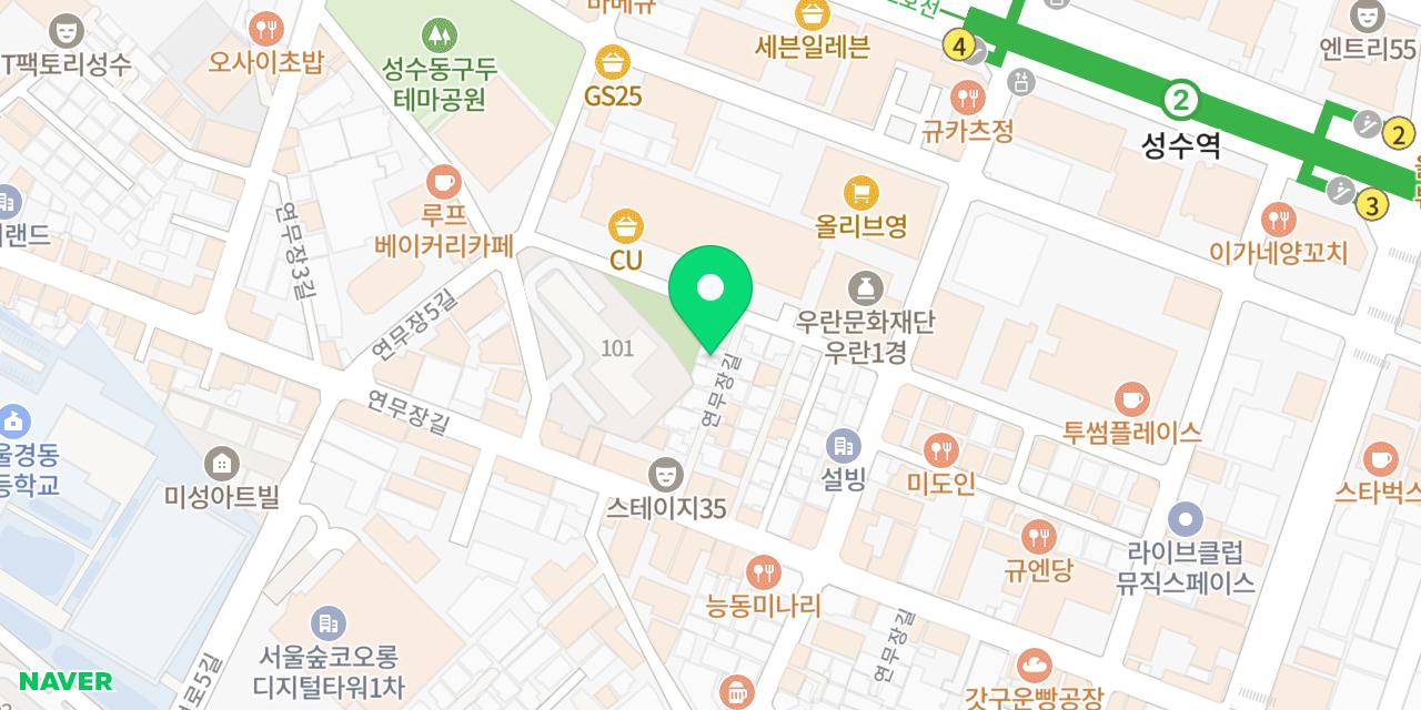 Map showing where Dotori Obeun is