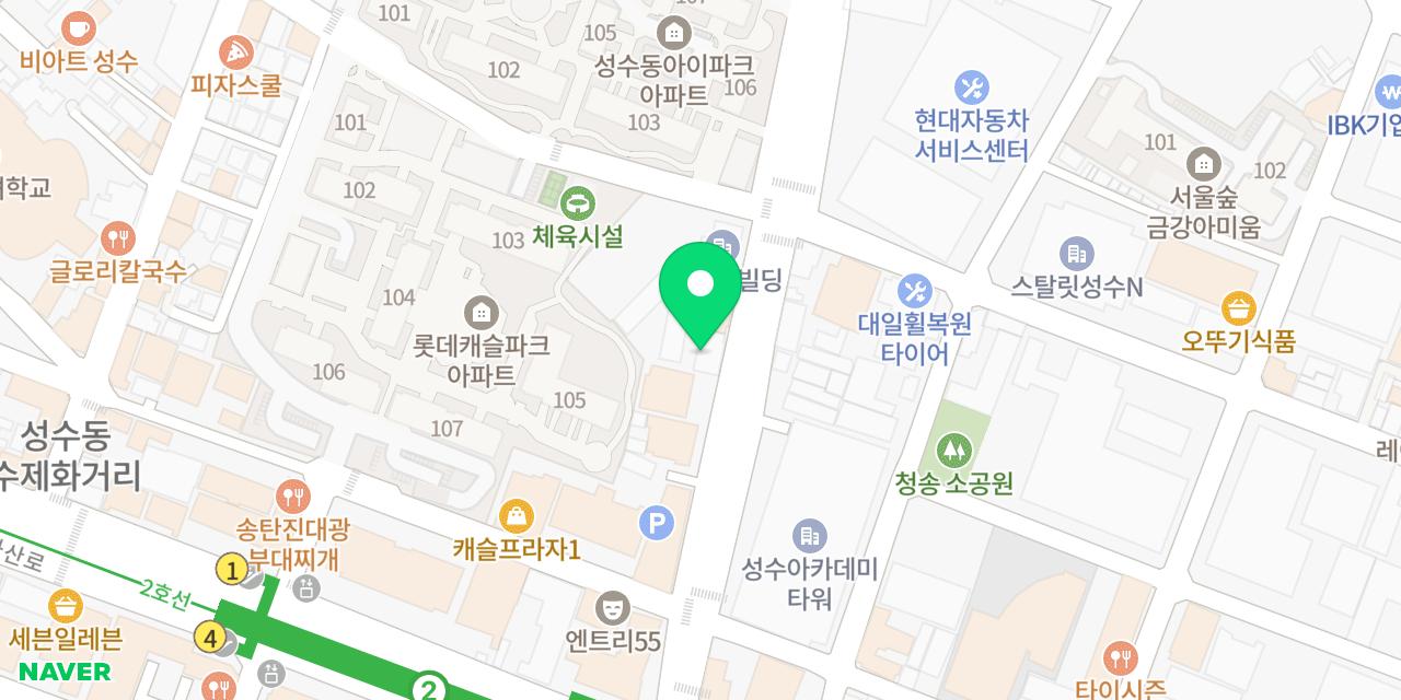 립스위치 위치가 표시된 지도