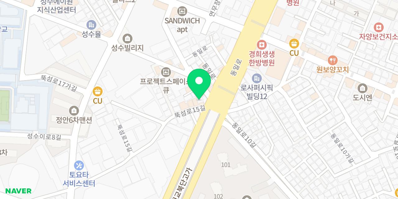 매튜 위치가 표시된 지도