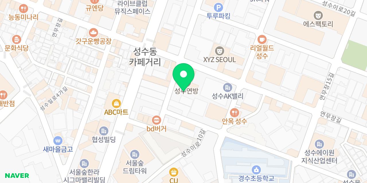 메이플탑 위치가 표시된 지도