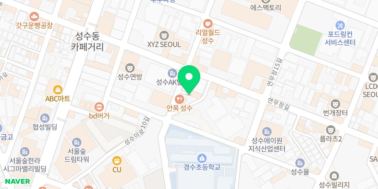 Map showing where Ilsangdammi Seongsu is