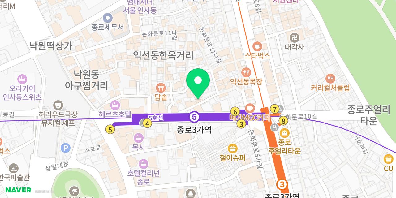 Map showing where Meongseokjip is
