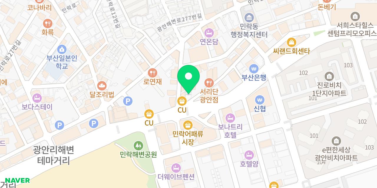 Map showing where Minsaengju is