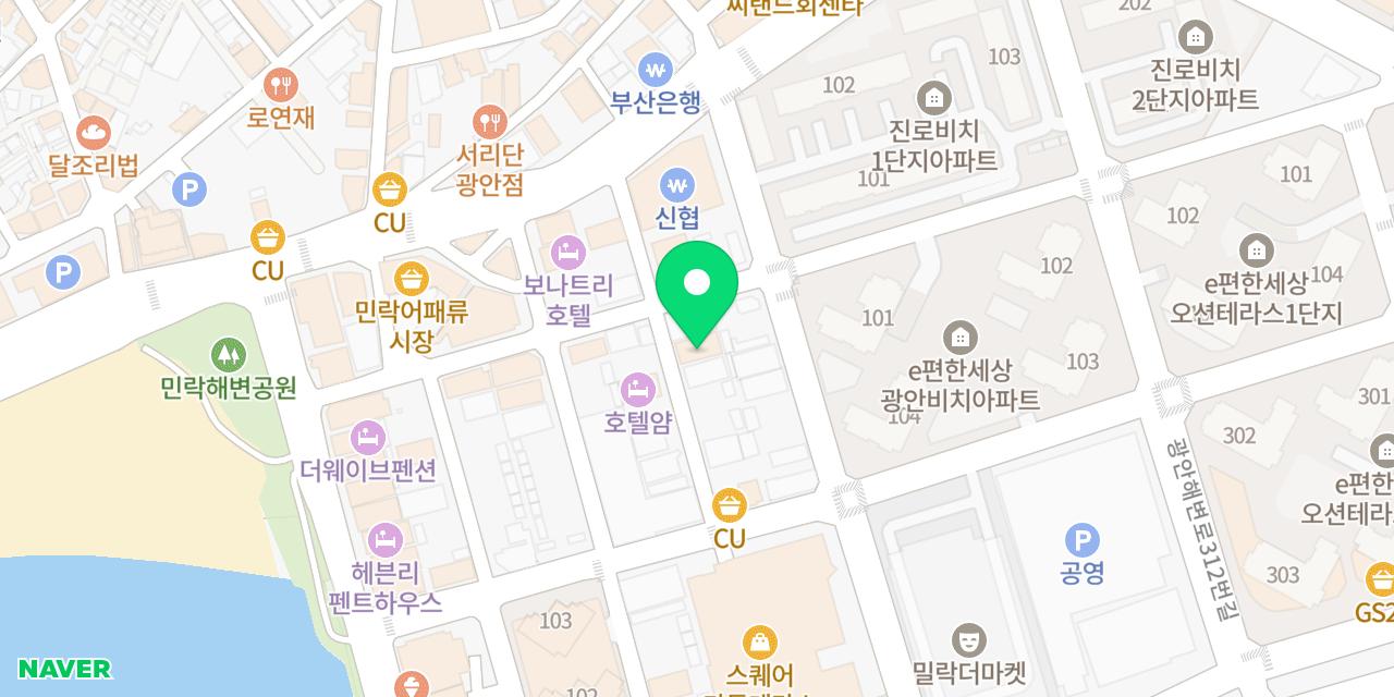 Map showing where Pohang Mulhoetjip is