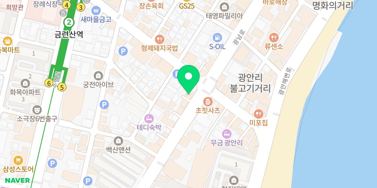 Map showing where Jungnim Sutbul Dwaejigui is
