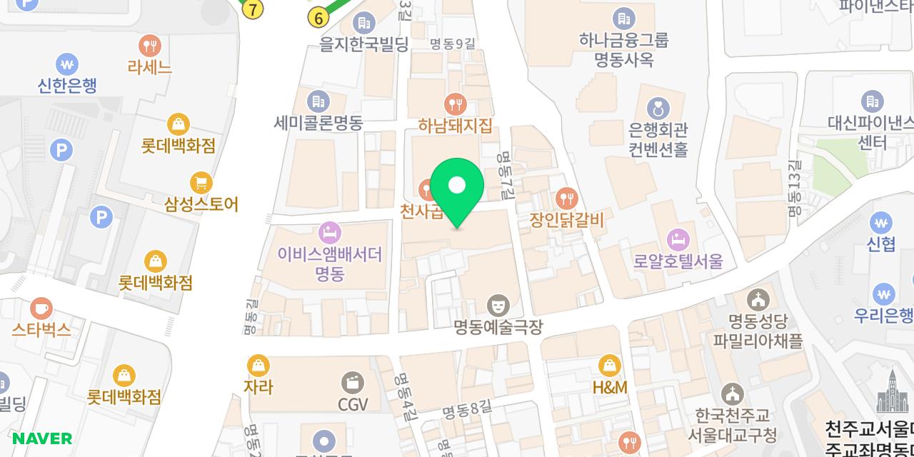 Map showing where CONGDU MYEONGDONG is