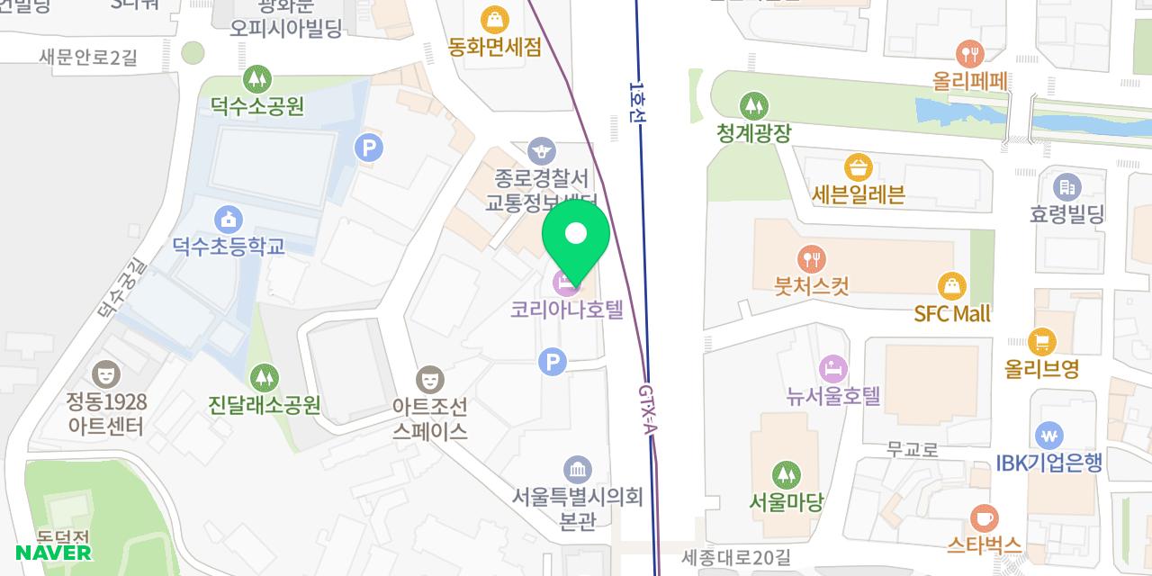 크루세 위치가 표시된 지도