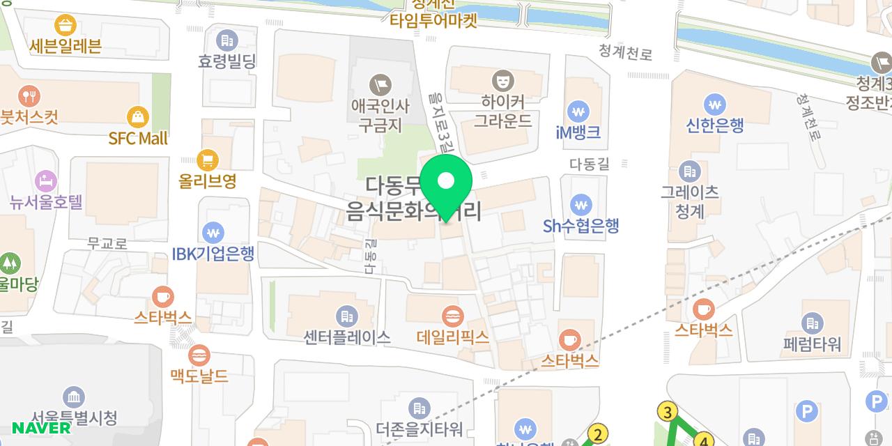Map showing where Taeseong Golbaengi Sinsa Bonjeom is