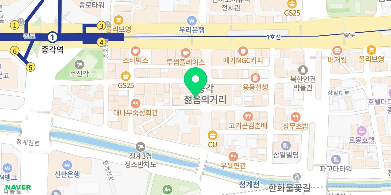 Map showing where Bueongi Sanjang Jonggak-jeom is