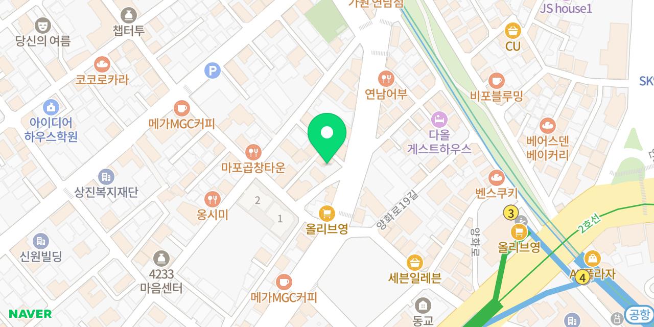 Map showing where Old Ferry Donut is