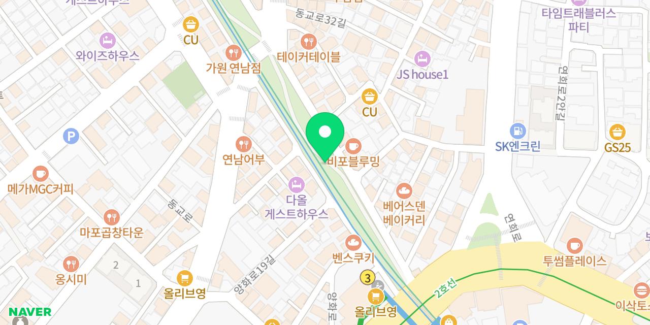 Map showing where Daetjjang Donkkaseu is