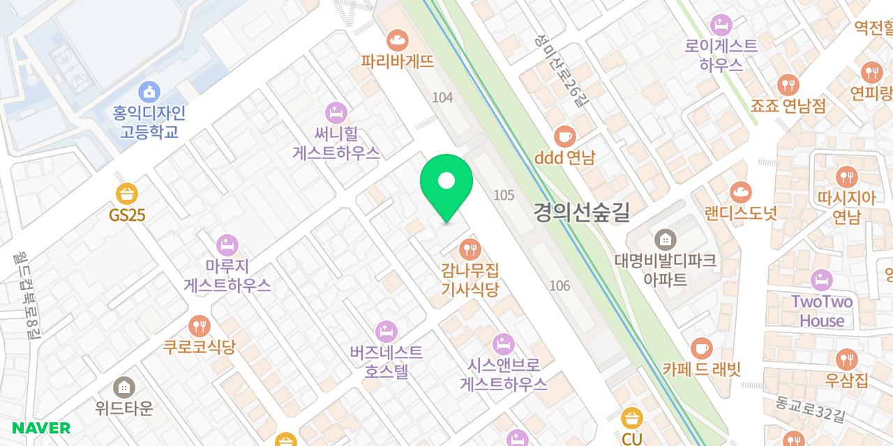 Map showing where Gamnamujip Gisa Sikdang is