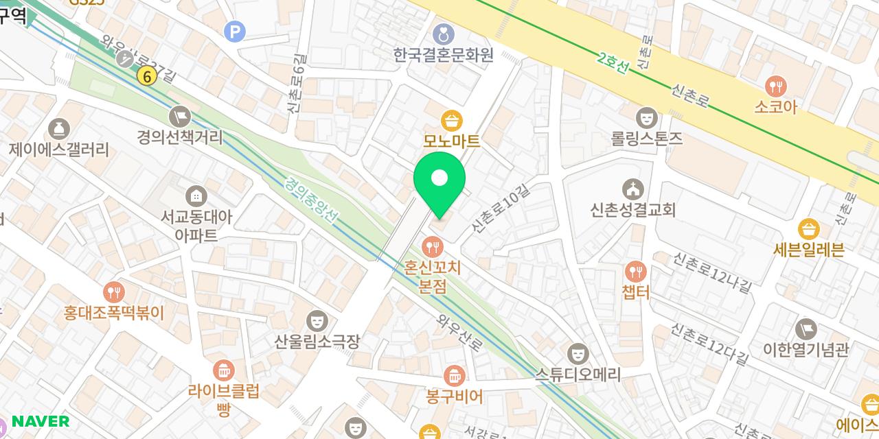 삼티 위치가 표시된 지도