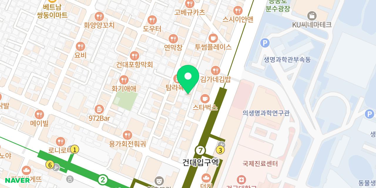 Map showing where SEOULNAKUP is