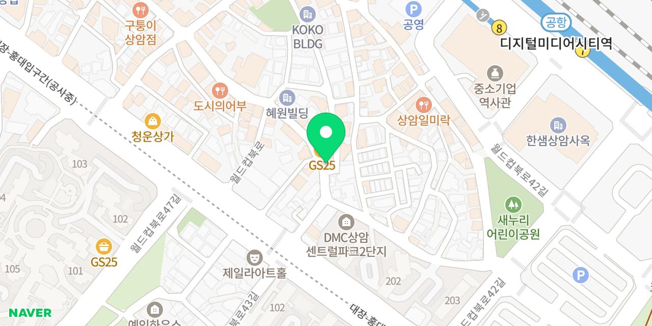 Map showing where Hanamato Sangam DMC-jeom is