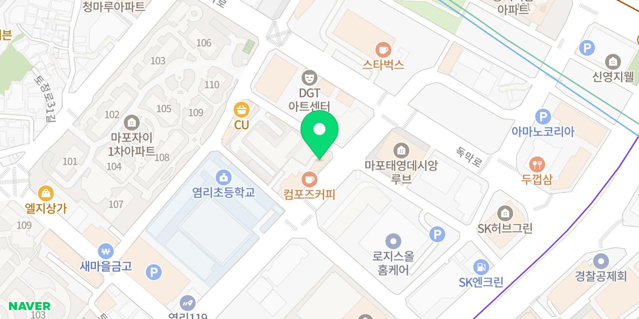 Map showing where Yeokjeon Hoegwan is