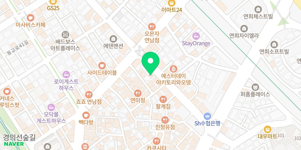 Map showing where JINSEI RAMEN is
