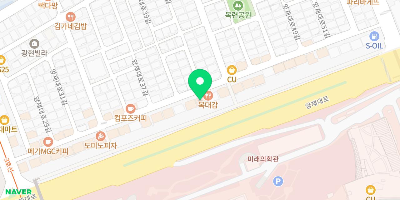 Map showing where Eongkeul Budaejjigae Irwon-jeom is