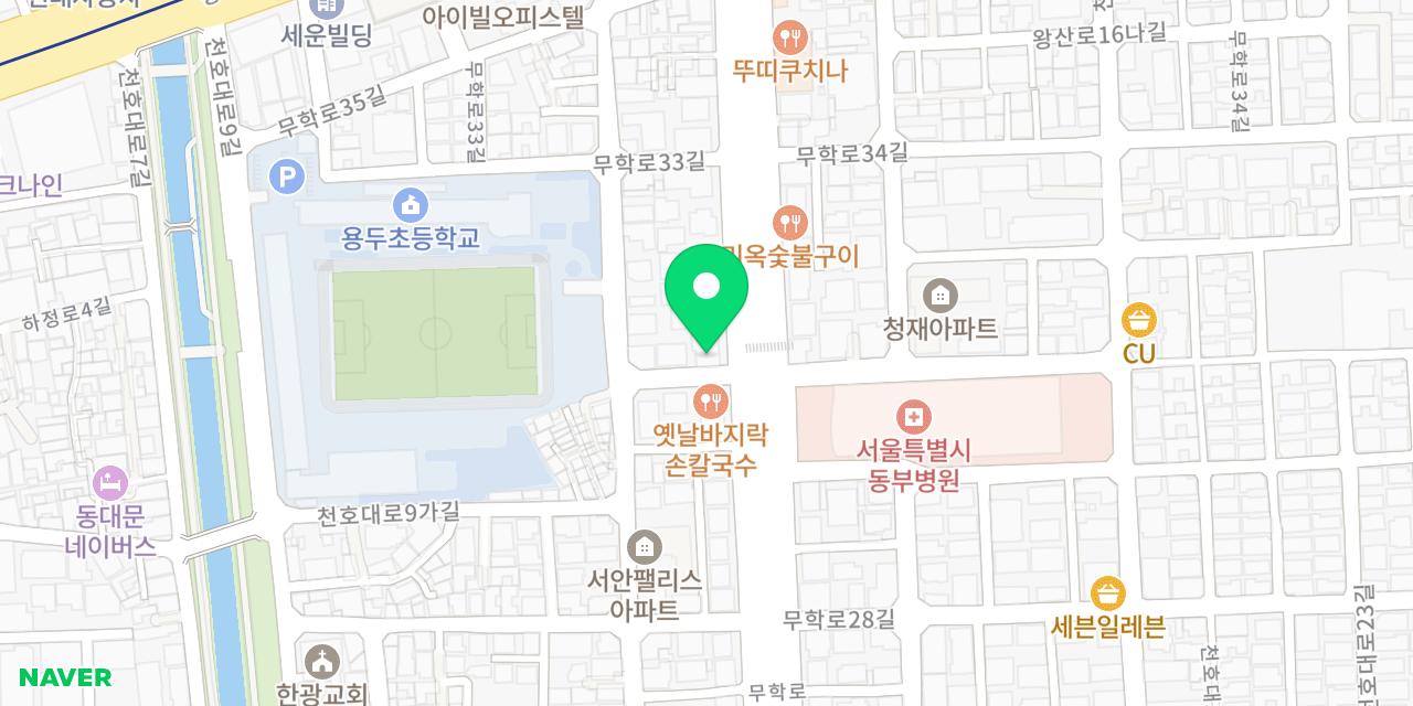 Map showing where Yongdu Pajeon is