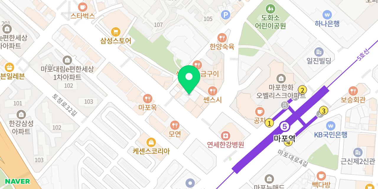 Map showing where Wonjo Jobakjip is