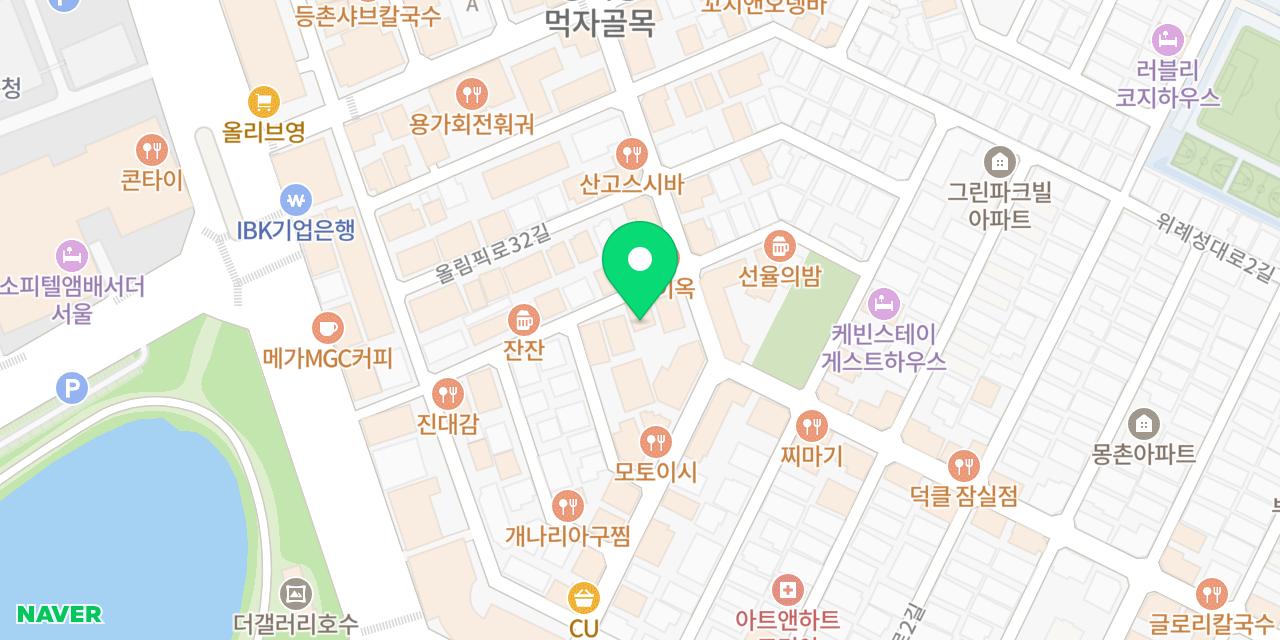 Map showing where Myeongnang Chuksan is