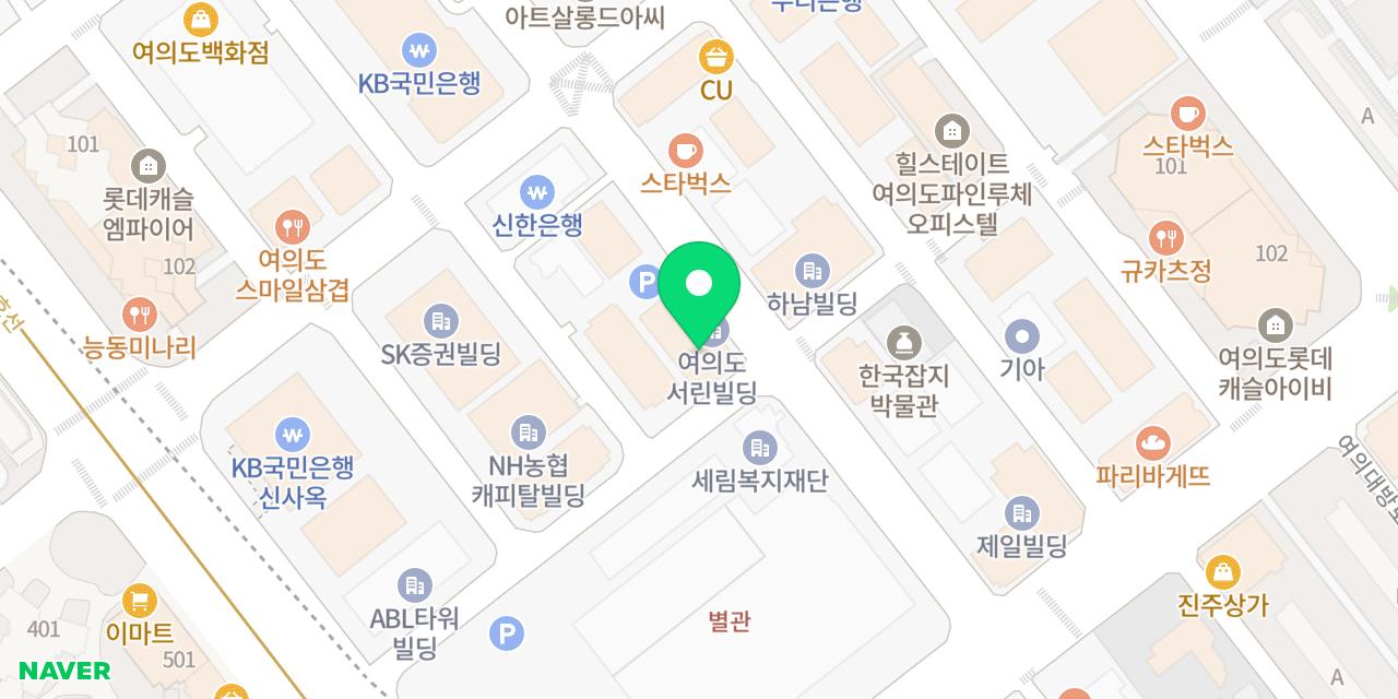 Map showing where Robadayakki Sodam Yeouido-jeom is