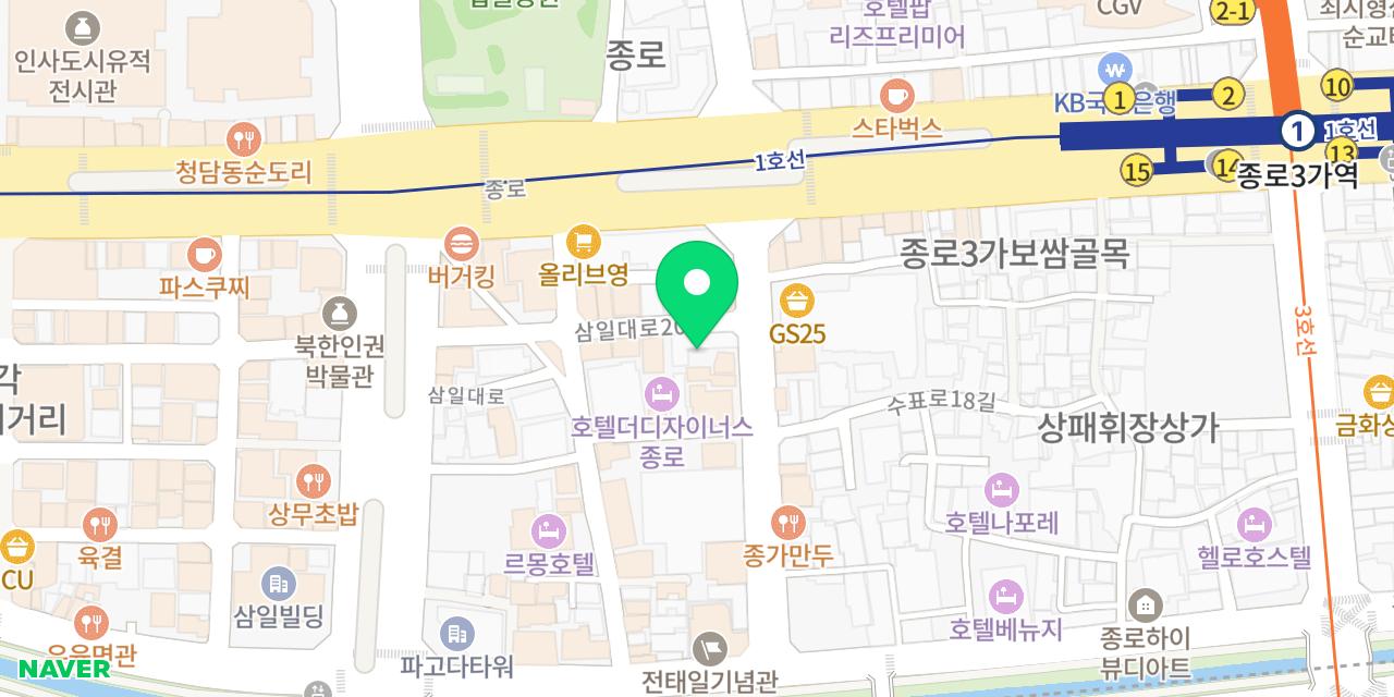 Map showing where Doyeon Hoe Pocha is