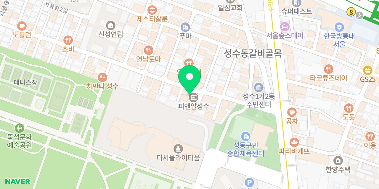 Map showing where GONY'S is
