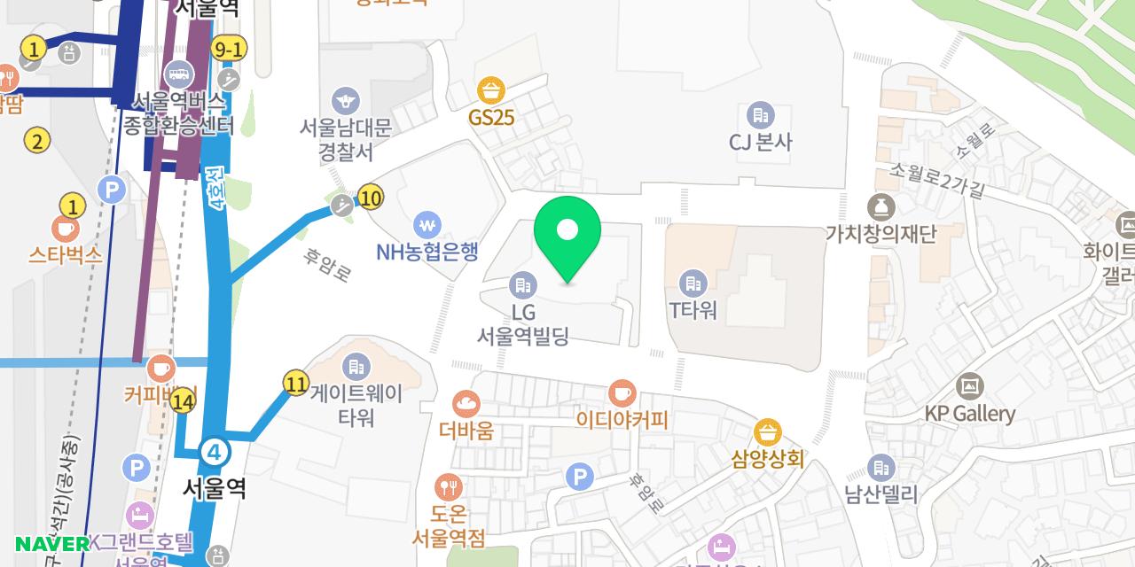 Map showing where Ichigyu Seoulyeok-jeom is