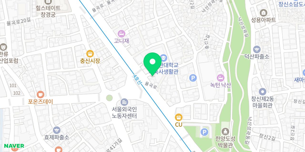 Map showing where Yangji Sikdang is