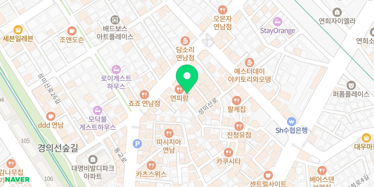 Map showing where Hotel De GGOODD is