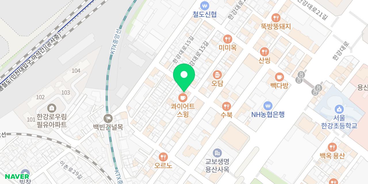 Map showing where Gorogoro Yongsan is
