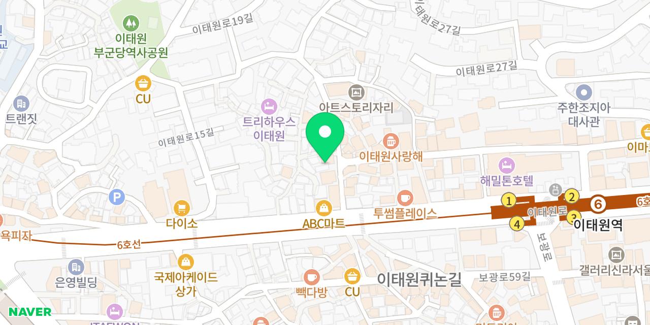Map showing where KOREA PUB is