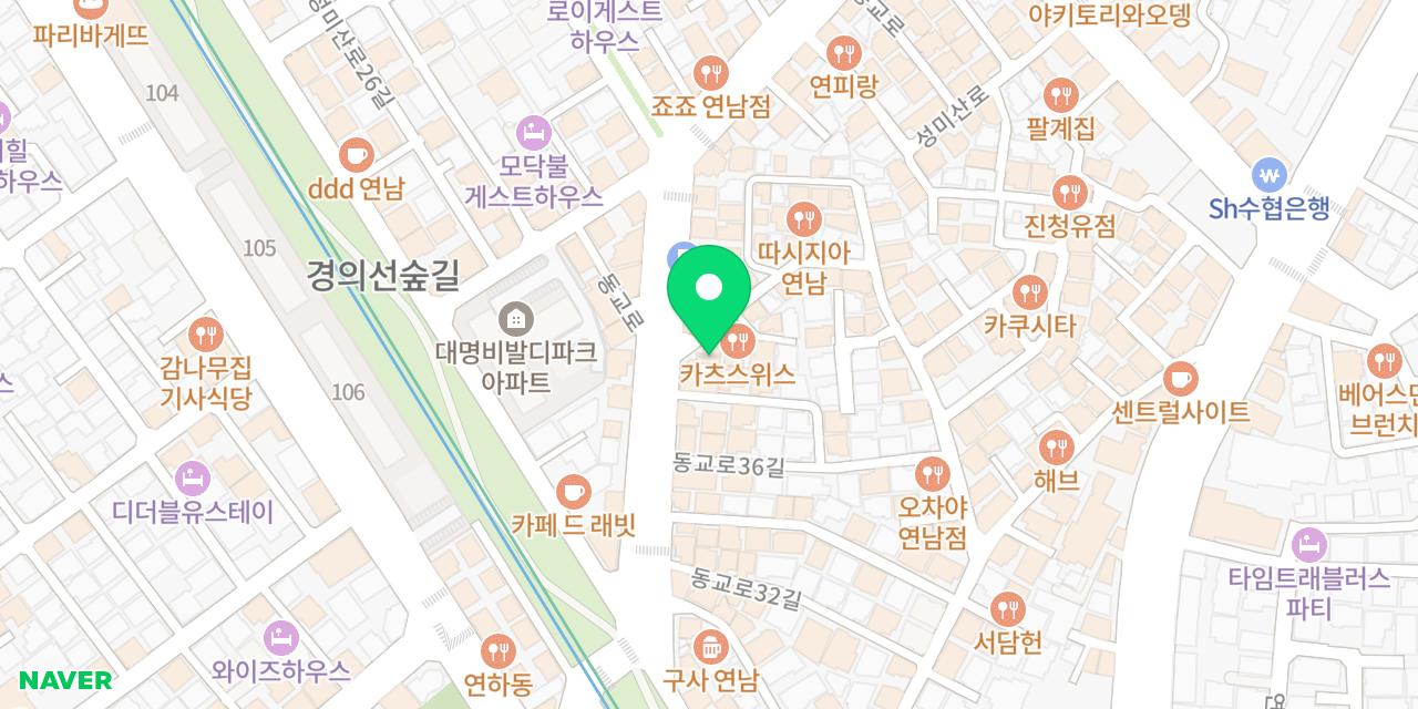 Map showing where Daeseung Gopchang is