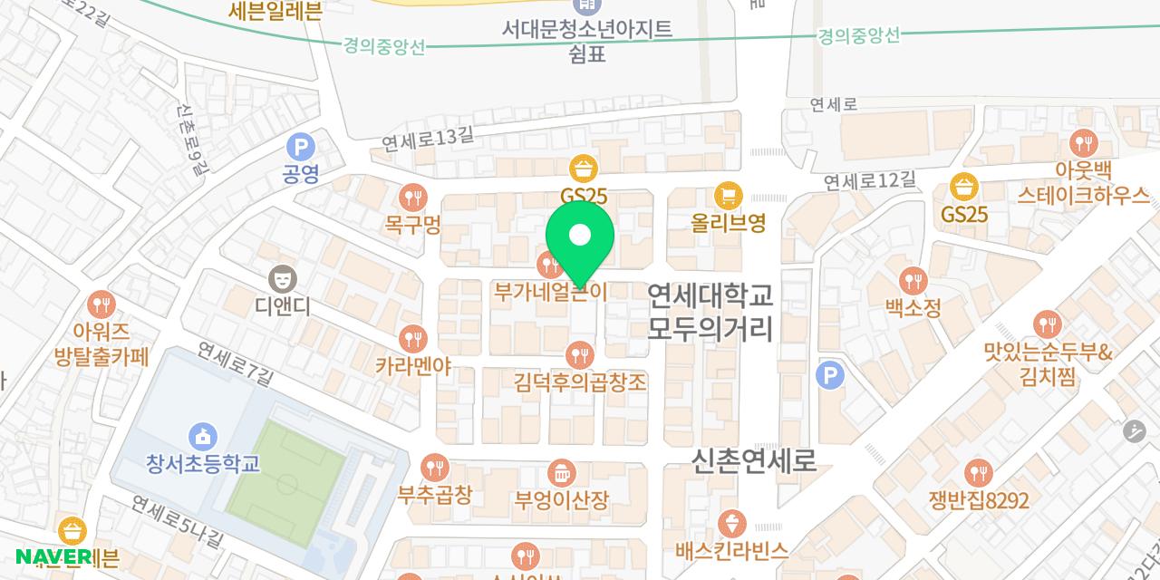 Map showing where Kkangchon Yeontanjip is