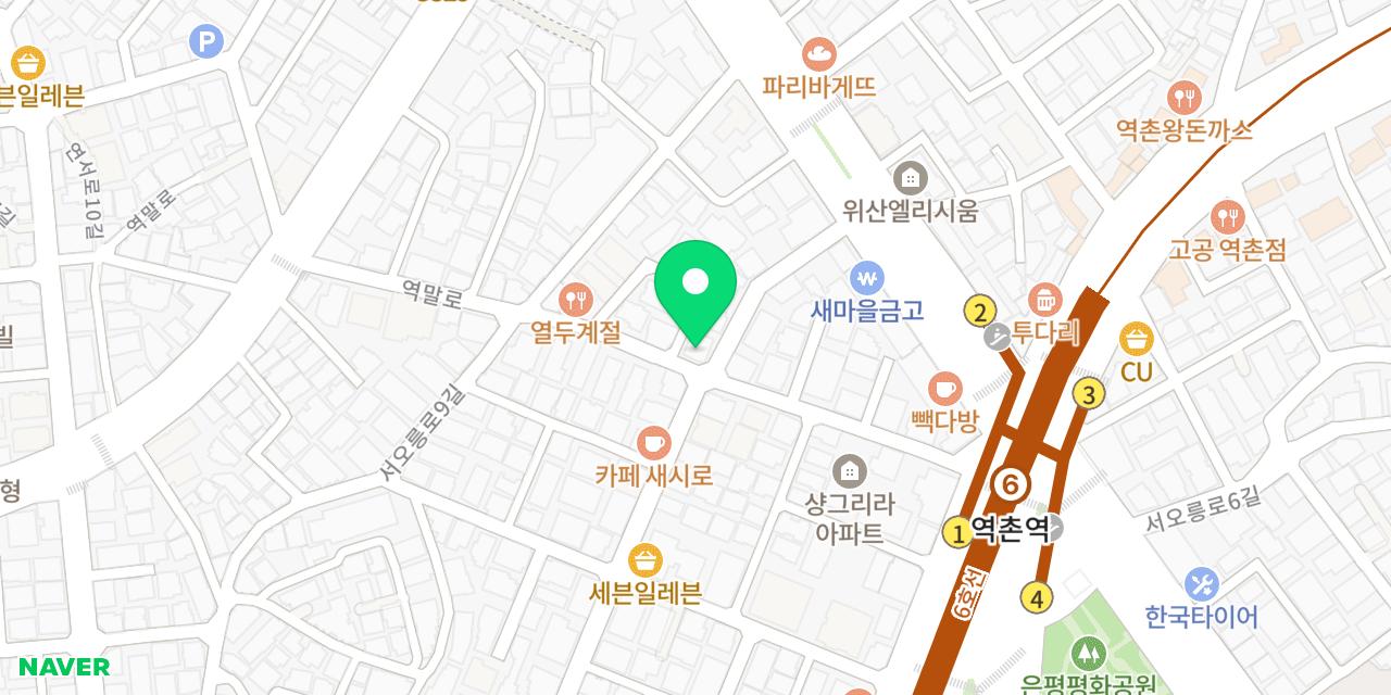 Map showing where Ppeolgeon Nakji is