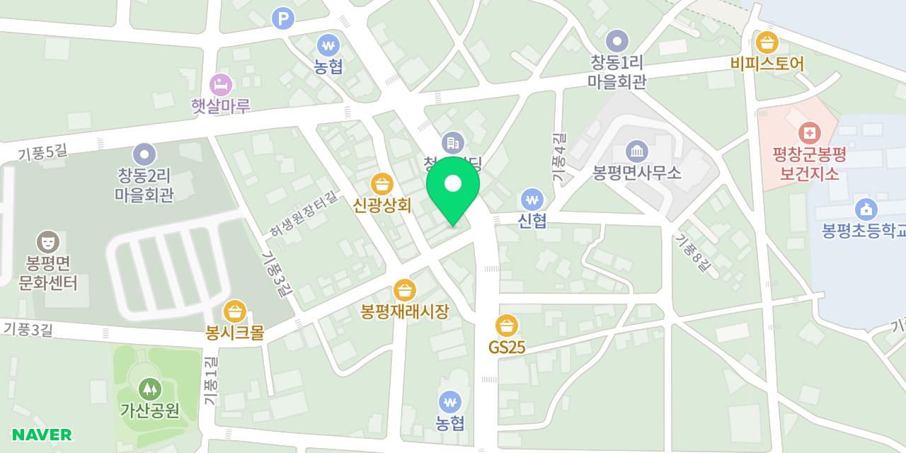 Map showing where Wori Memil Dakgangjeong is