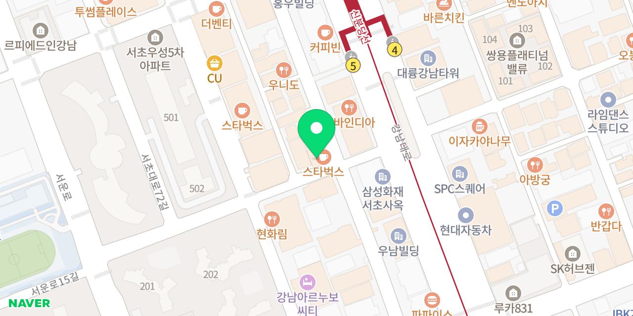 Map showing where HAN-U BOUTIQUE is