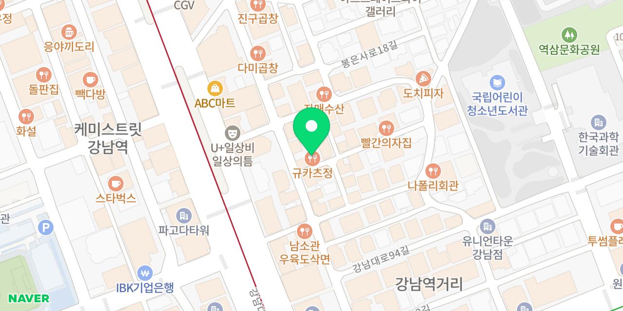 Map showing where Yukpum Gangnam Bonjeom is
