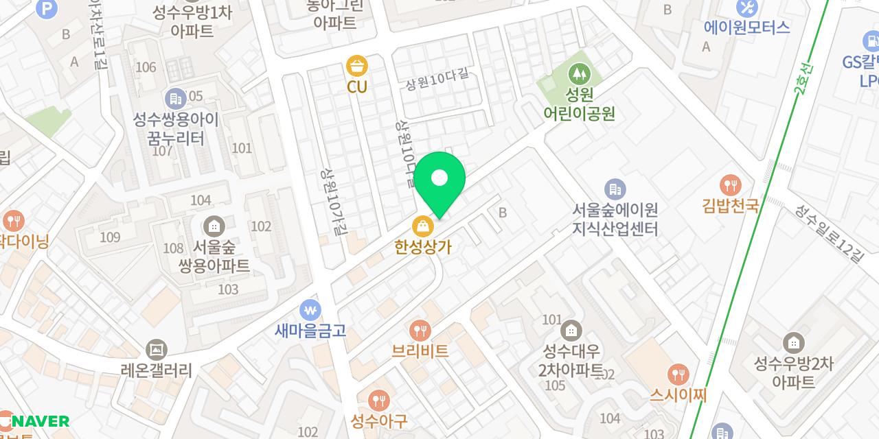 Map showing where Nogyejeong Seongsu is