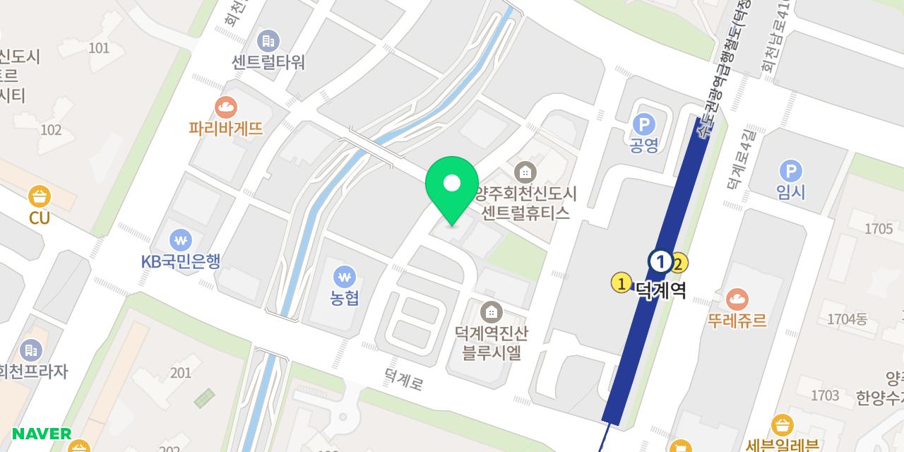 Map showing where Gogi Wonchik Deokgyeyeok-jeom is
