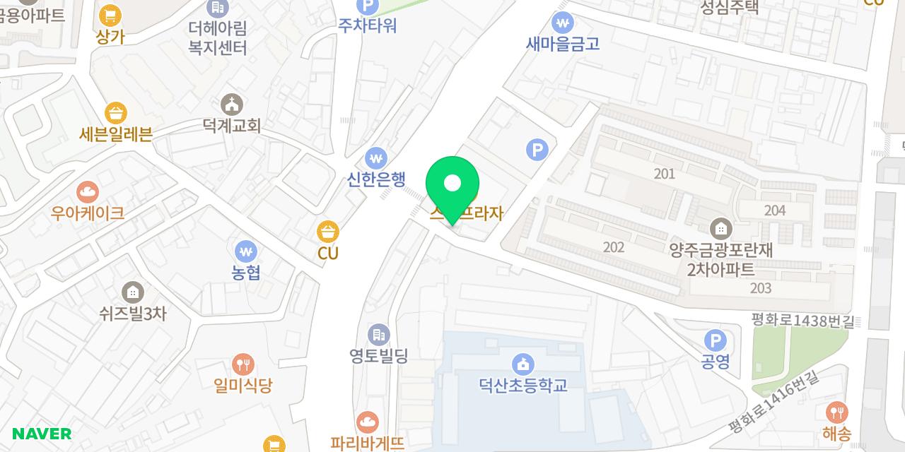 Map showing where Atssa Gopchang Deokgye-jeom is