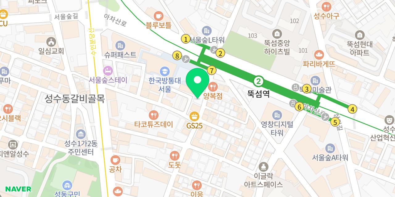 Map showing where Daesan Chamsut-gui is