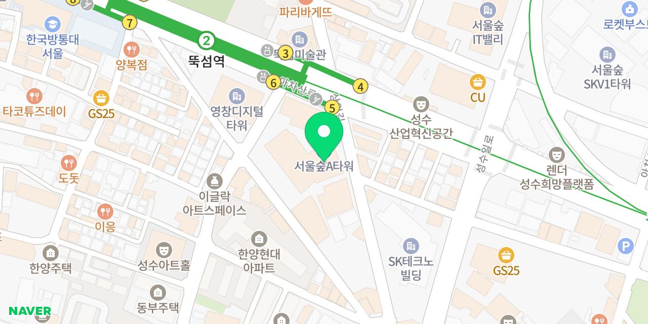 Map showing where Daeseong Galbi is