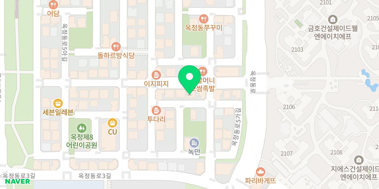 회바라기 위치가 표시된 지도