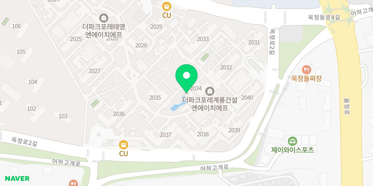Map showing where Baekman Jokbal Bossam is