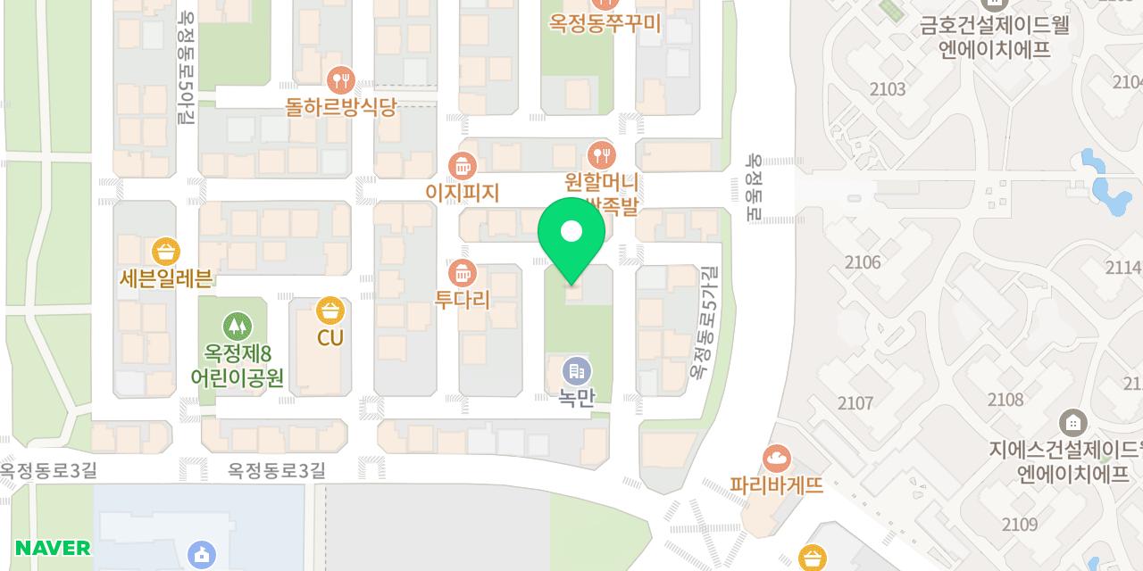 Map showing where Gyejeori Masinneun Bueok is