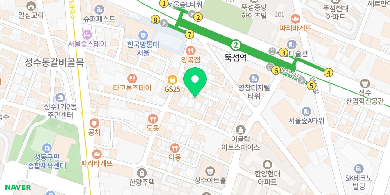 Map showing where Romanee Seongsu is