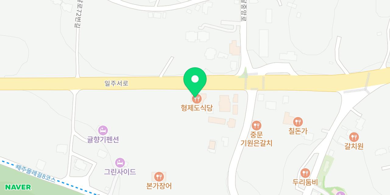 Map showing where Hyeongjedo Sikdang Bonjeom is