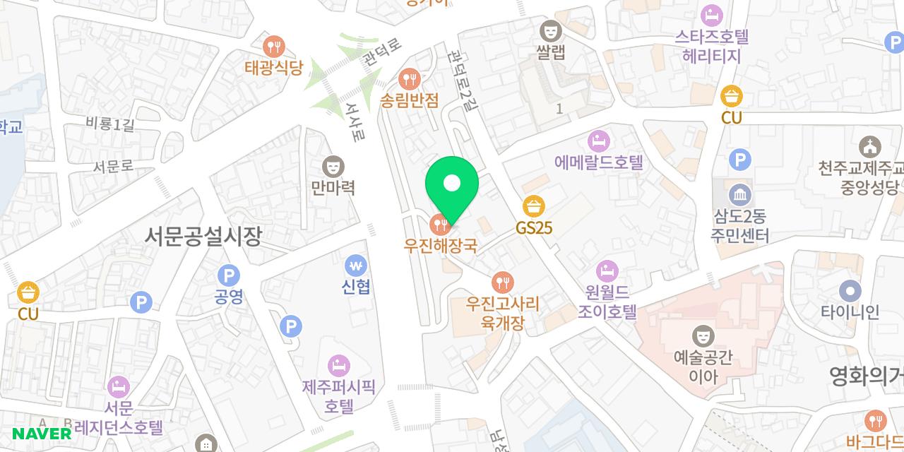 Map showing where Ujin Haejangguk is